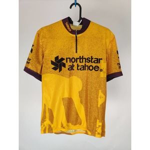 (V) SUGOI RETRO 80s 90s cycling jersey VTG SUPER RARE sz M